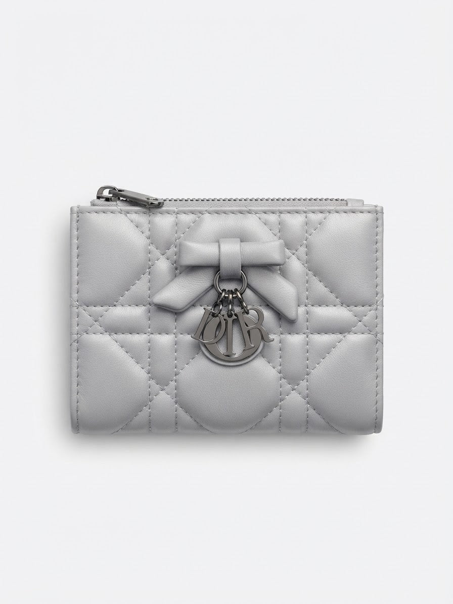 Dior Qixi Lady Dior Dahlia Wallet