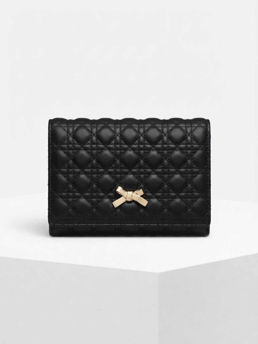 Dior Baby Bow Glycine Wallet