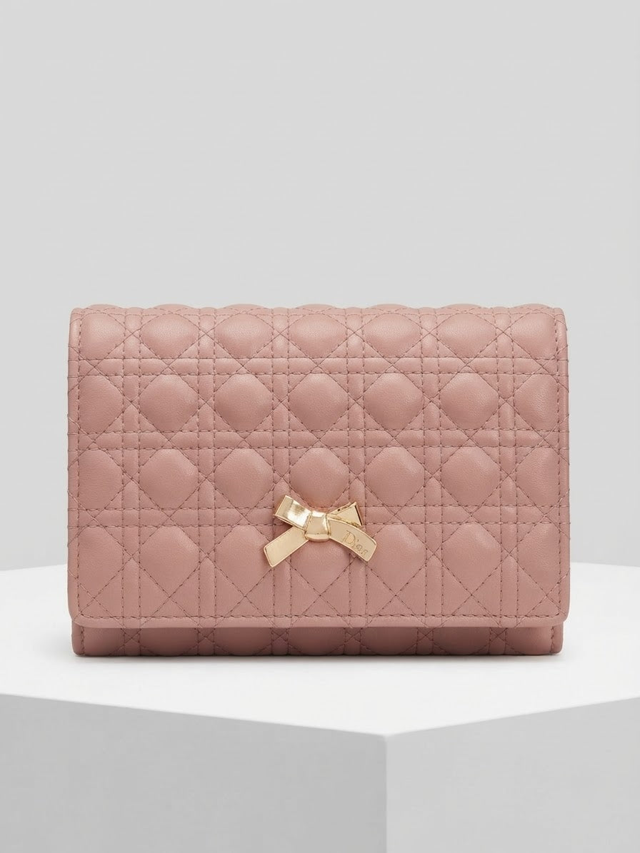 Dior Baby Bow Glycine Wallet