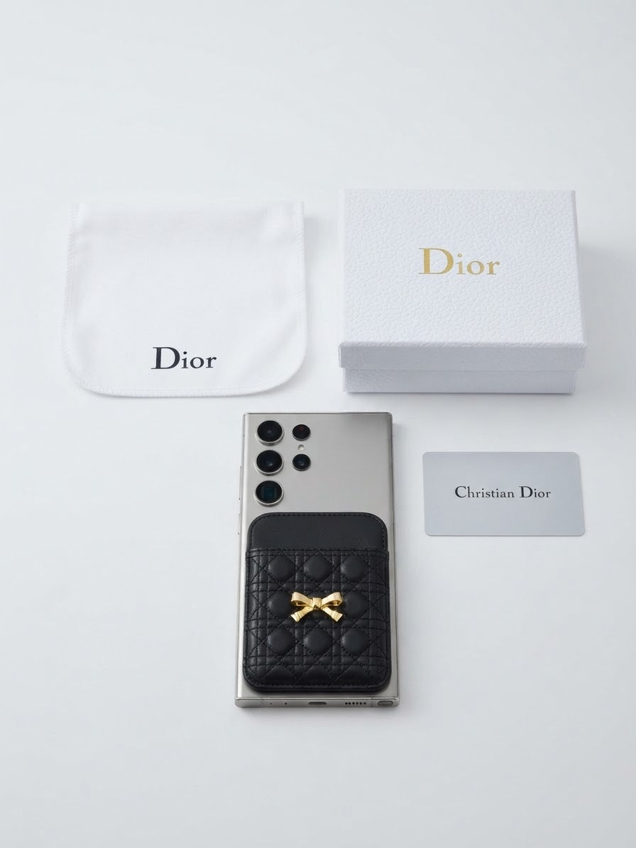 Dior Baby Bow Magnetic Card Holder