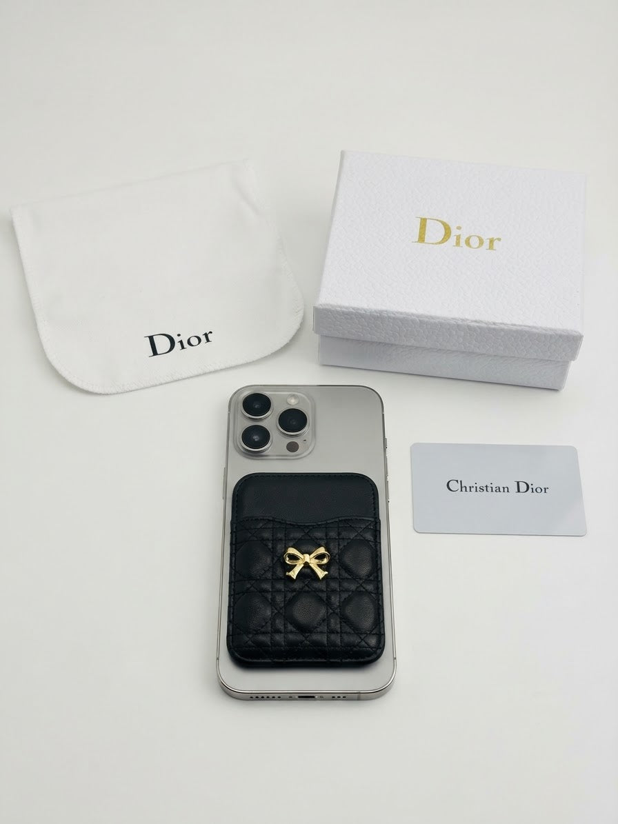 Dior Baby Bow Magnetic Card Holder