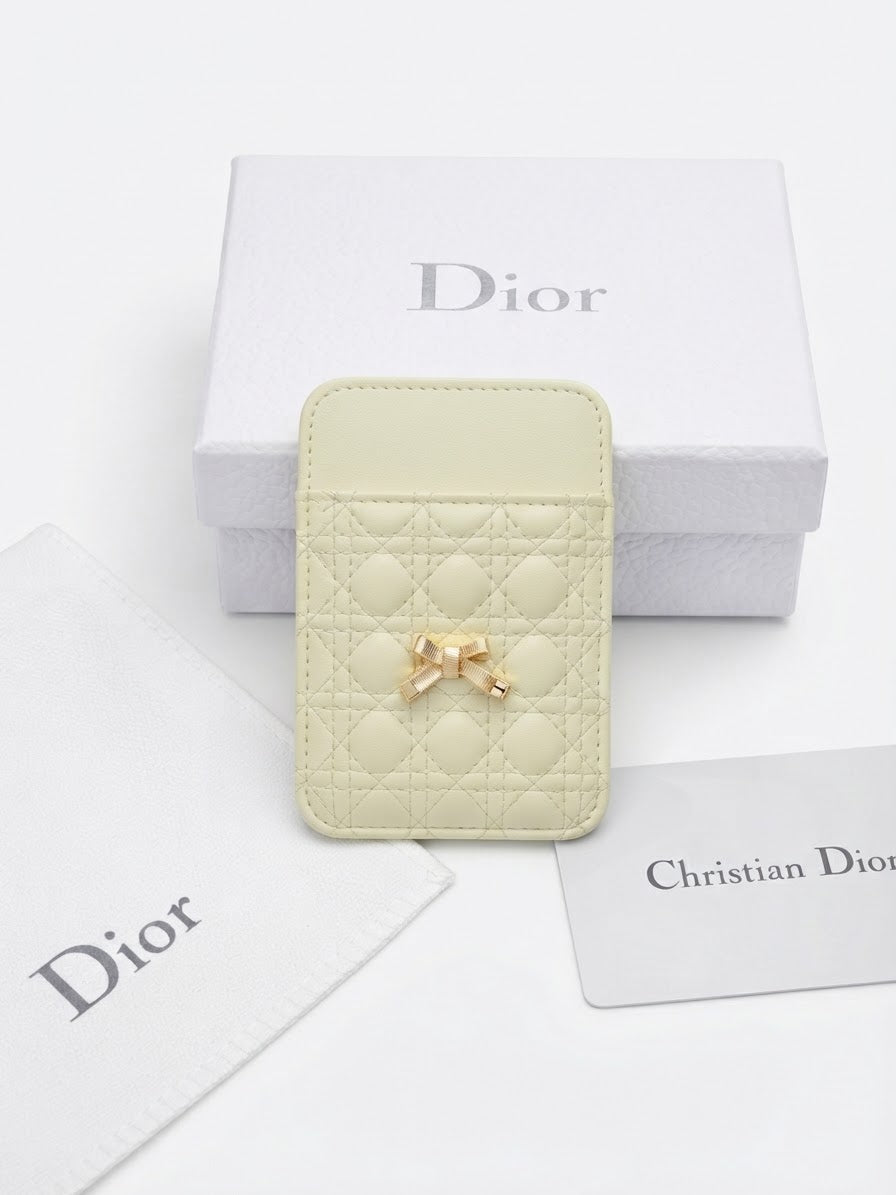 Dior Baby Bow Magnetic Card Holder
