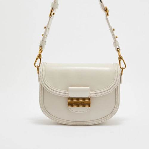 CK Embellished Saddle Bag