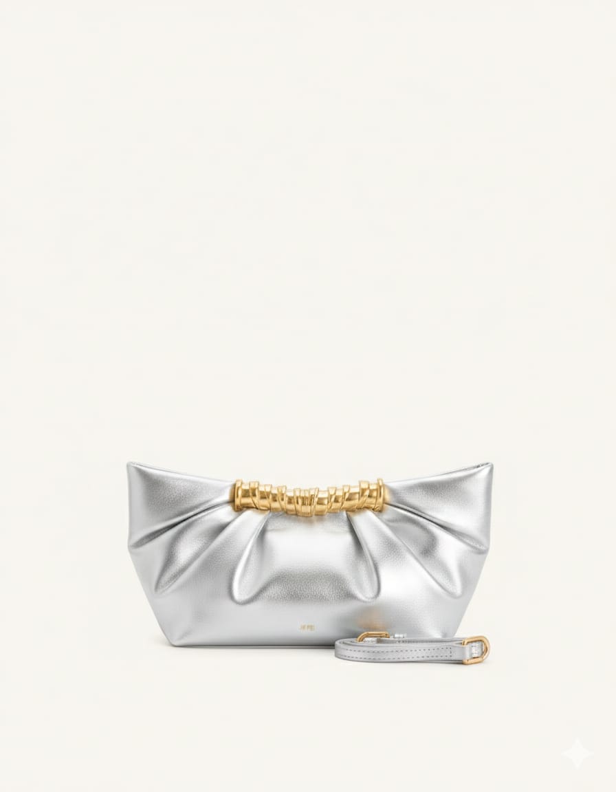 Leia Pleated Clutch