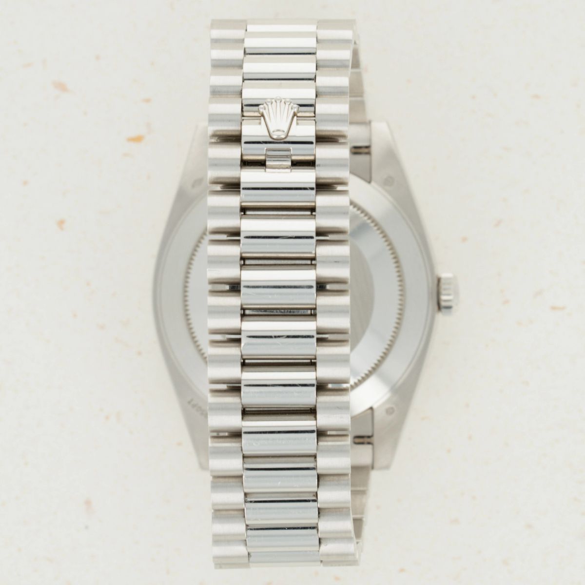 Rolex Day-Date 40 Platinum Ice Blue Arabic Dial