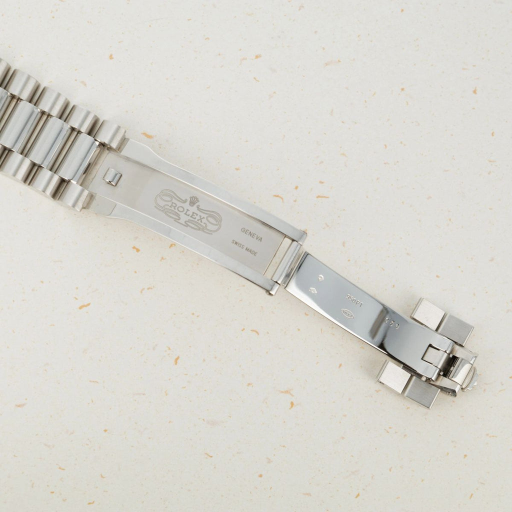 Rolex Day-Date 40 Platinum Ice Blue Arabic Dial