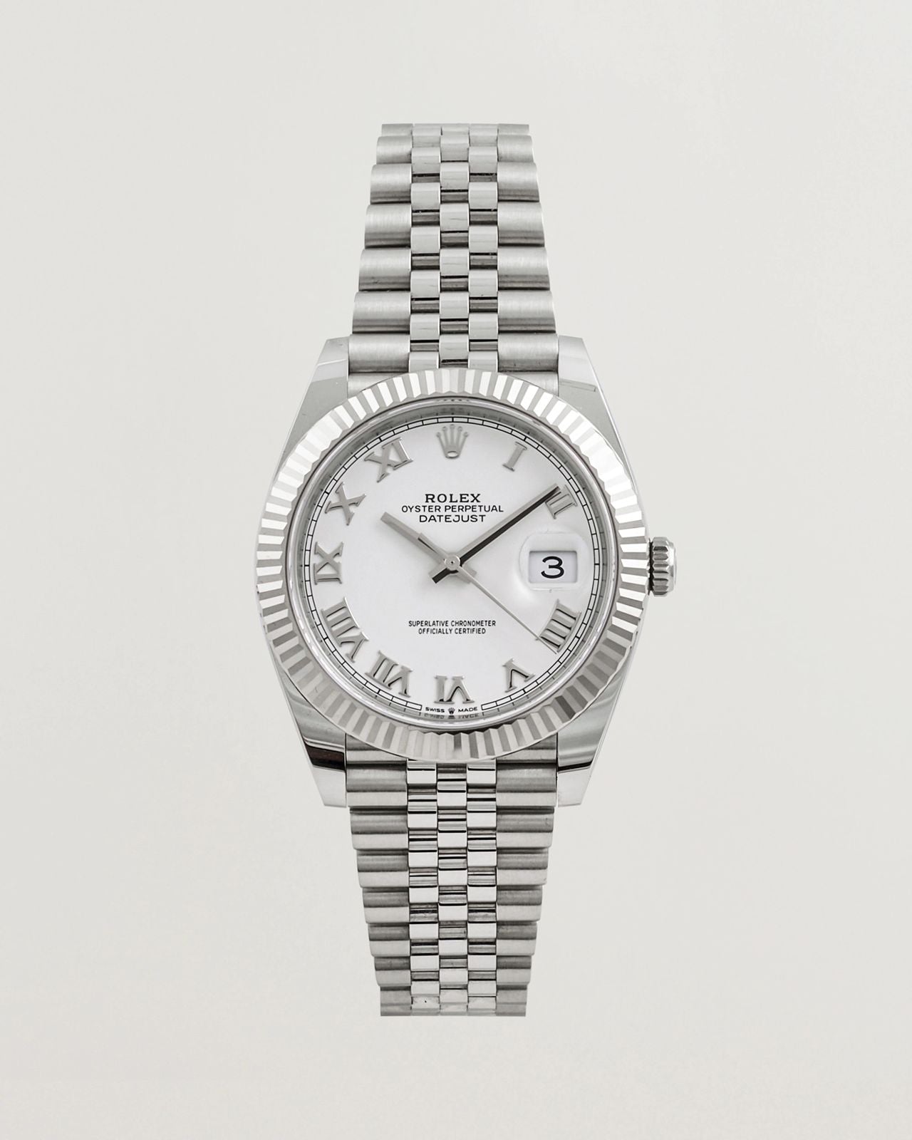 Rolex Date White Dial