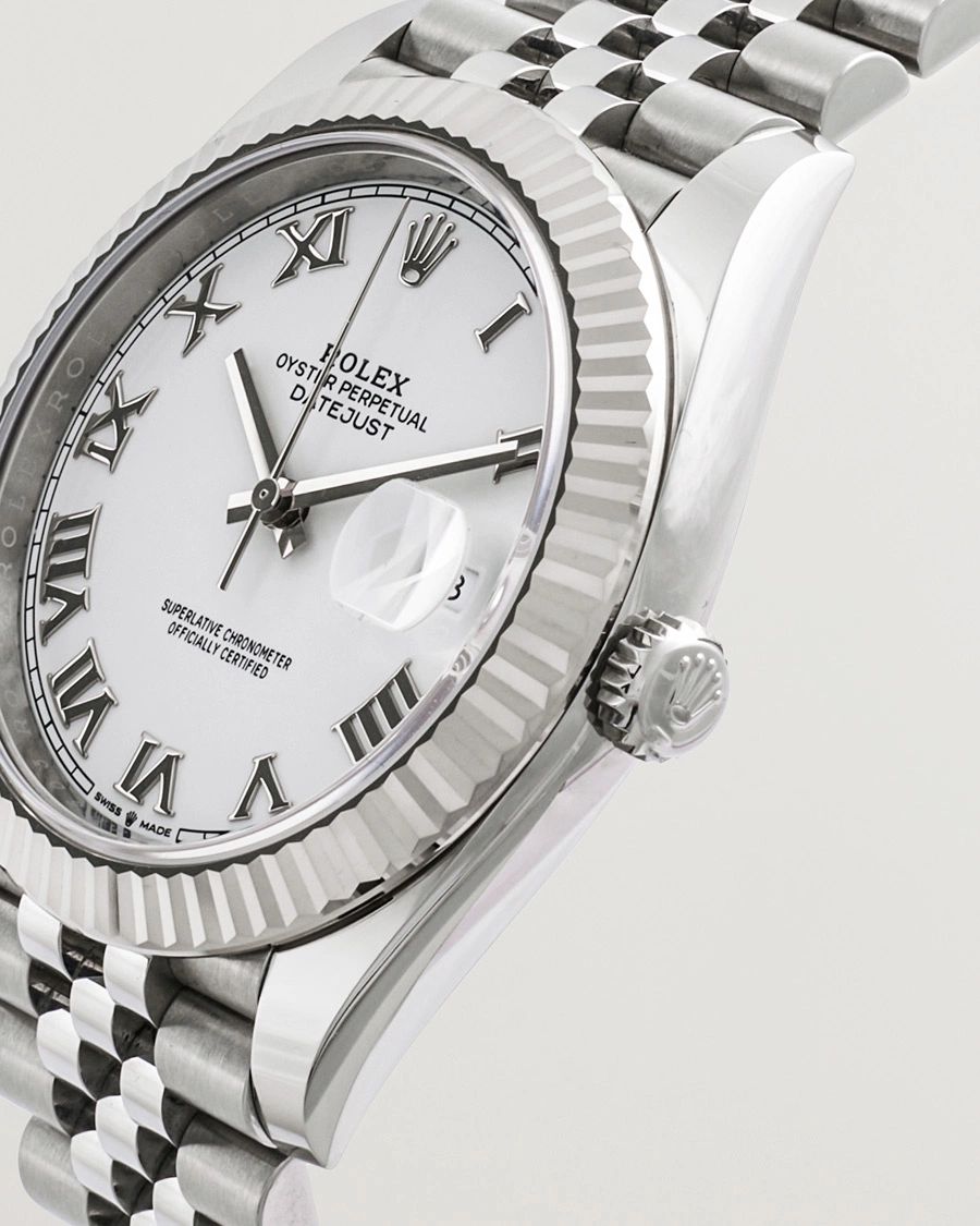 Rolex Date White Dial