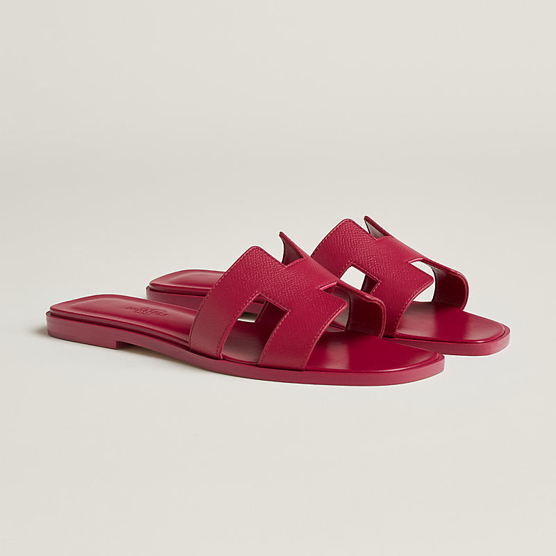 Hermès women's leather Slide