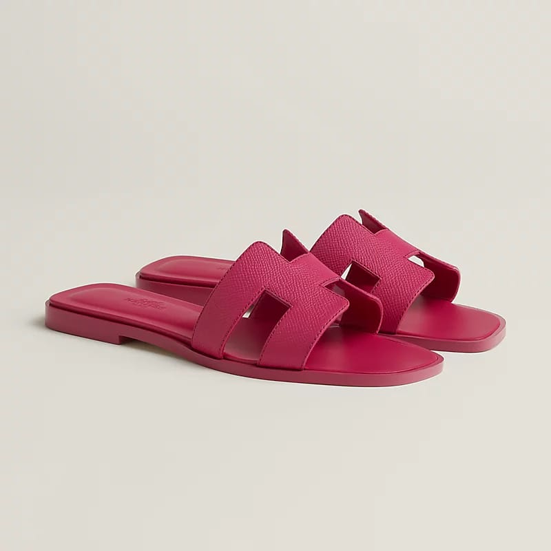 Hermès women's leather Slide