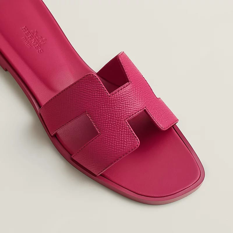 Hermès women's leather Slide