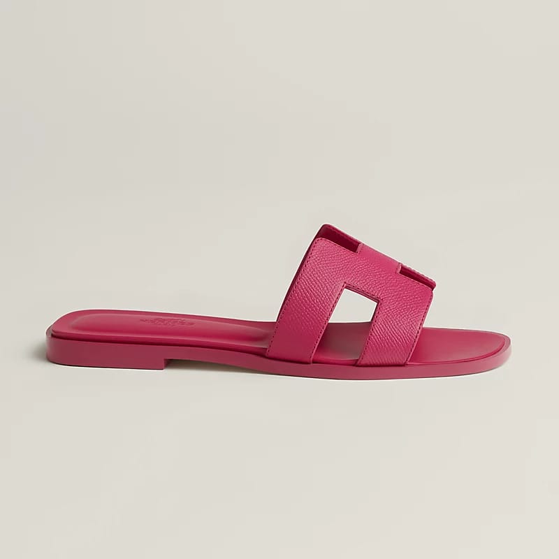 Hermès women's leather Slide