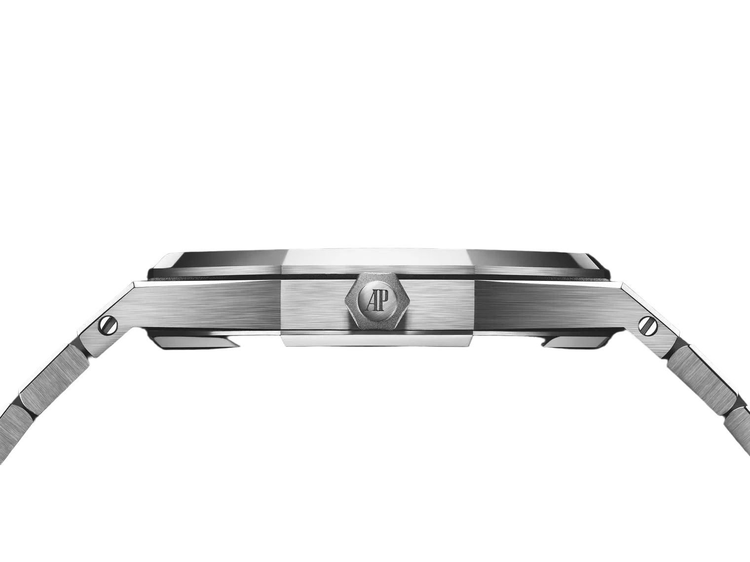 AP-Royal OAK 39 MM Smoked Green Dial Platnium Jumbo Extra Thin