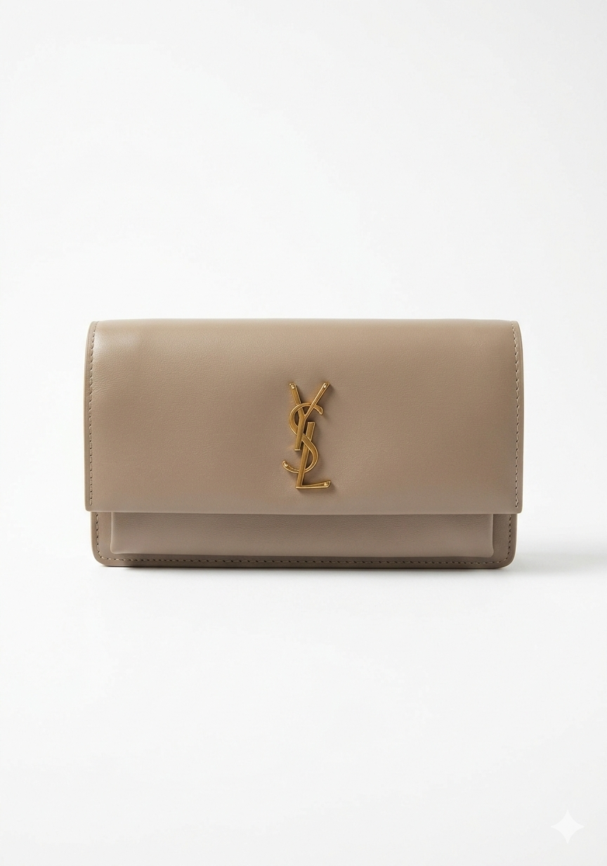 YSL-Inspired Quilted Leather Shoulder Bag