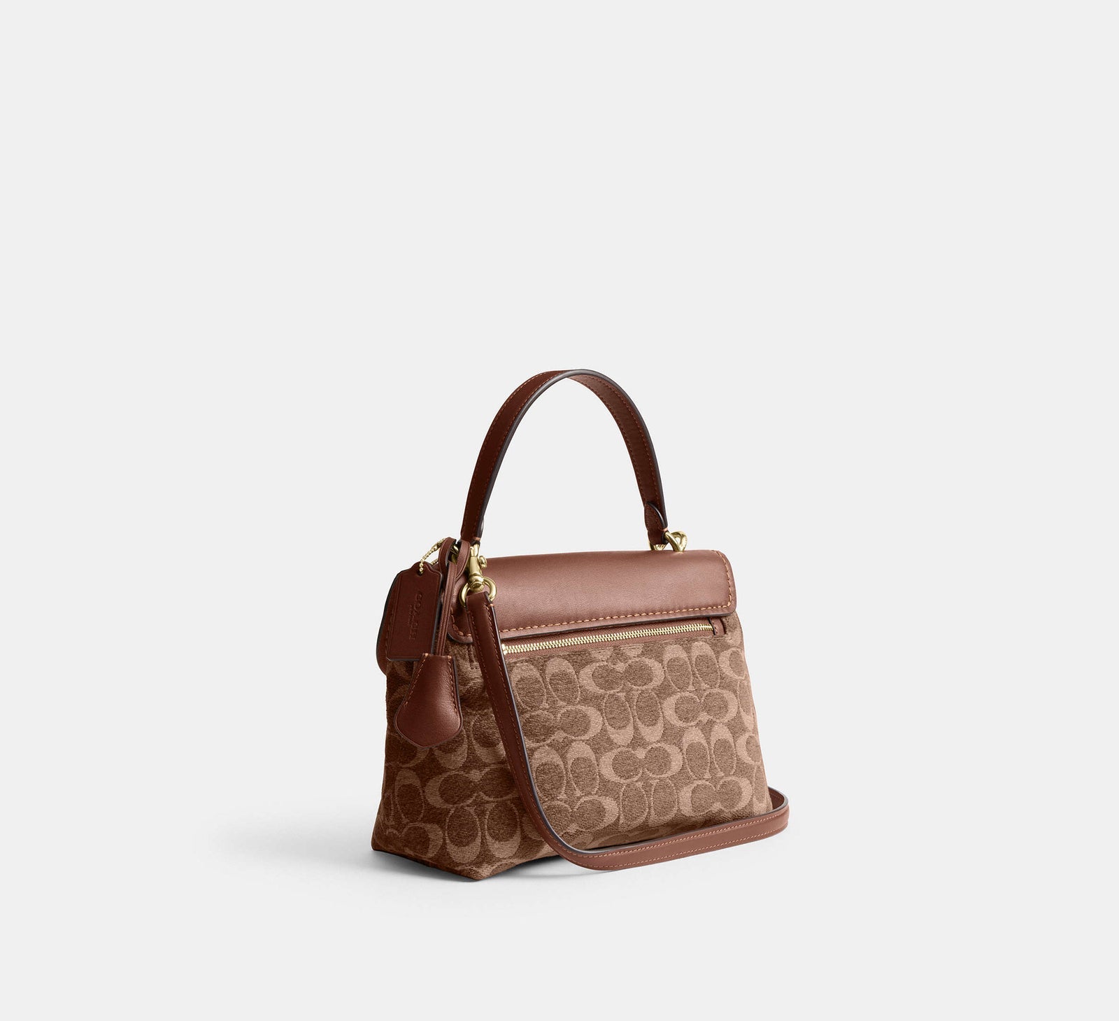 Emory Top Handle Bag In Signature Chenille