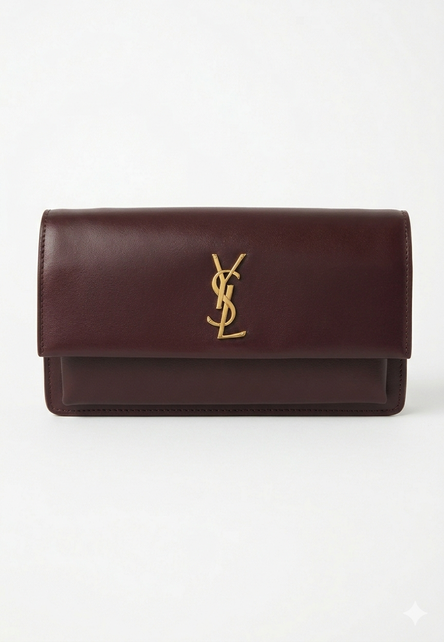 YSL-Inspired Quilted Leather Shoulder Bag