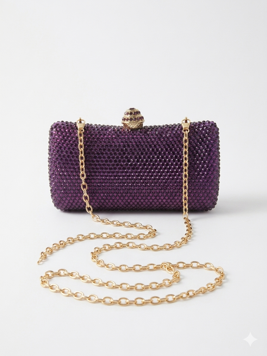 Swarovski clutch