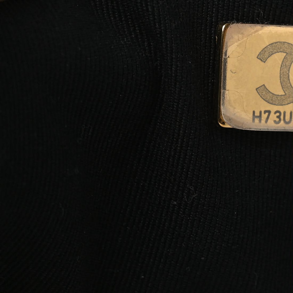 Chanel Black Quilted Shiny Lambskin Small Trendy Pockets
