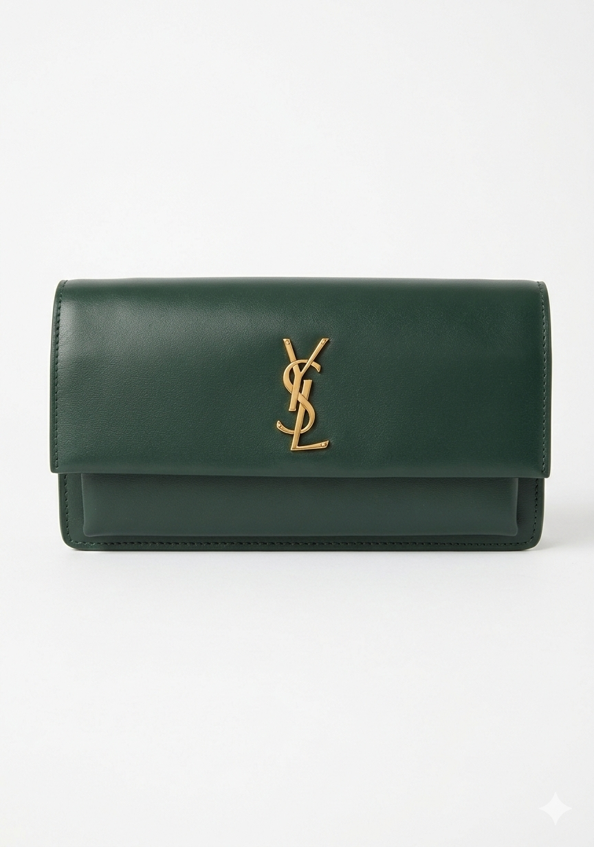 YSL-Inspired Quilted Leather Shoulder Bag