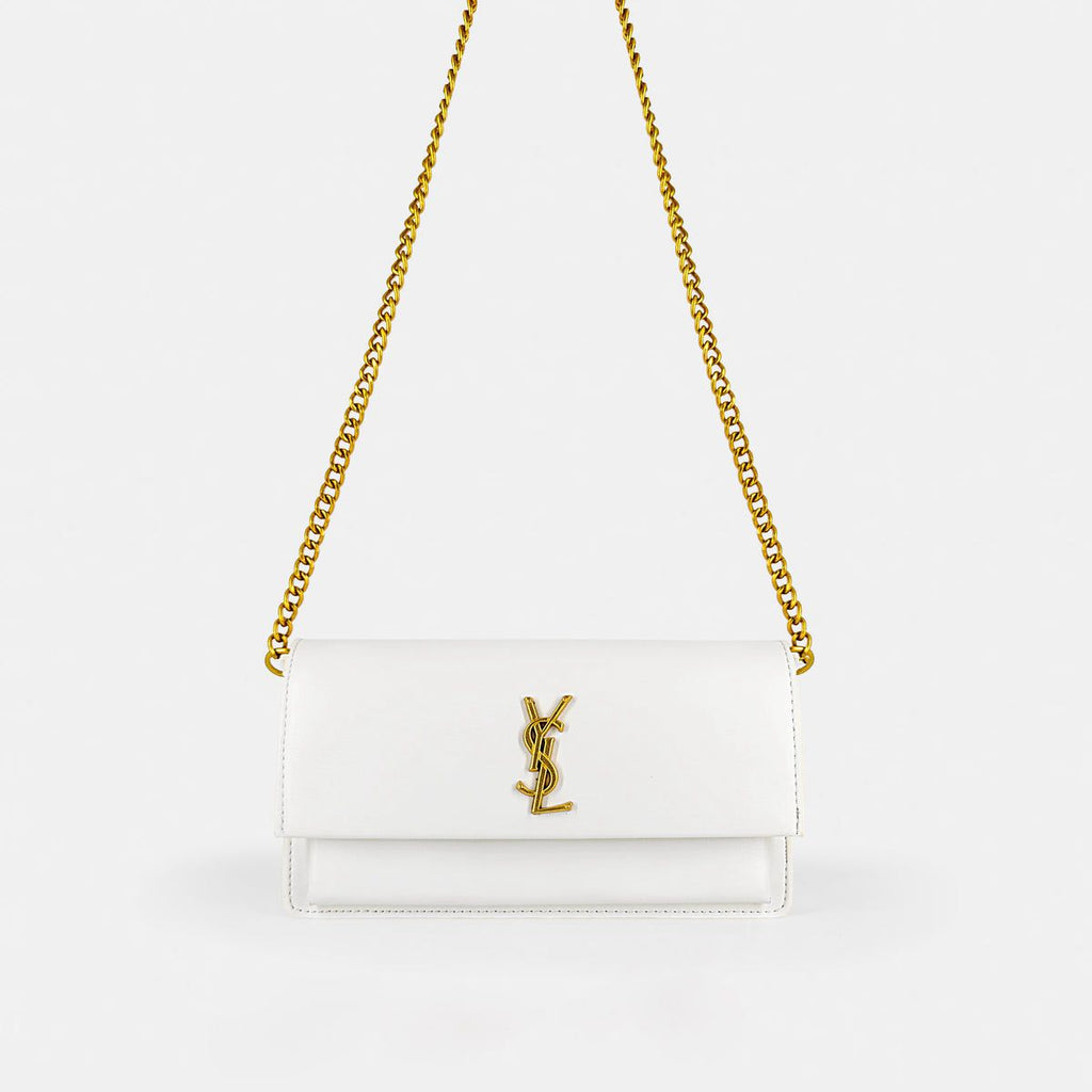 YSL-Inspired Quilted Leather Shoulder Bag