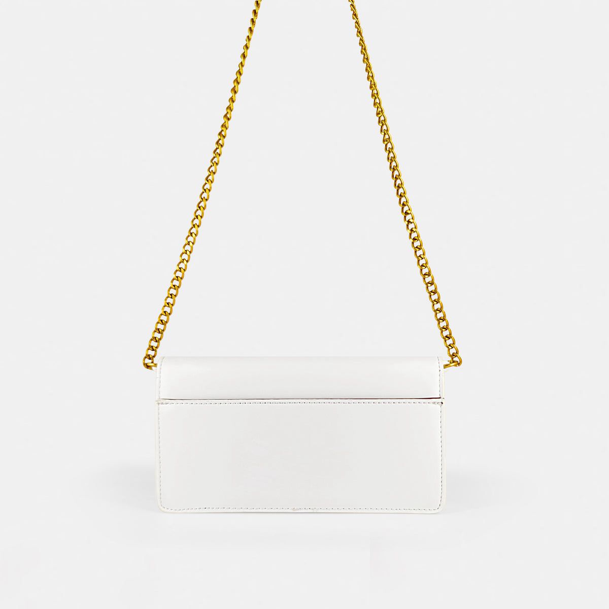 YSL-Inspired Quilted Leather Shoulder Bag