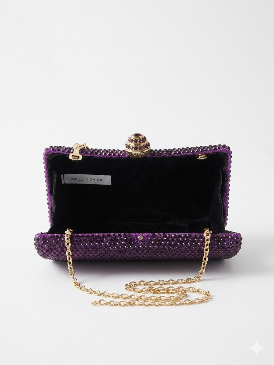 Swarovski clutch