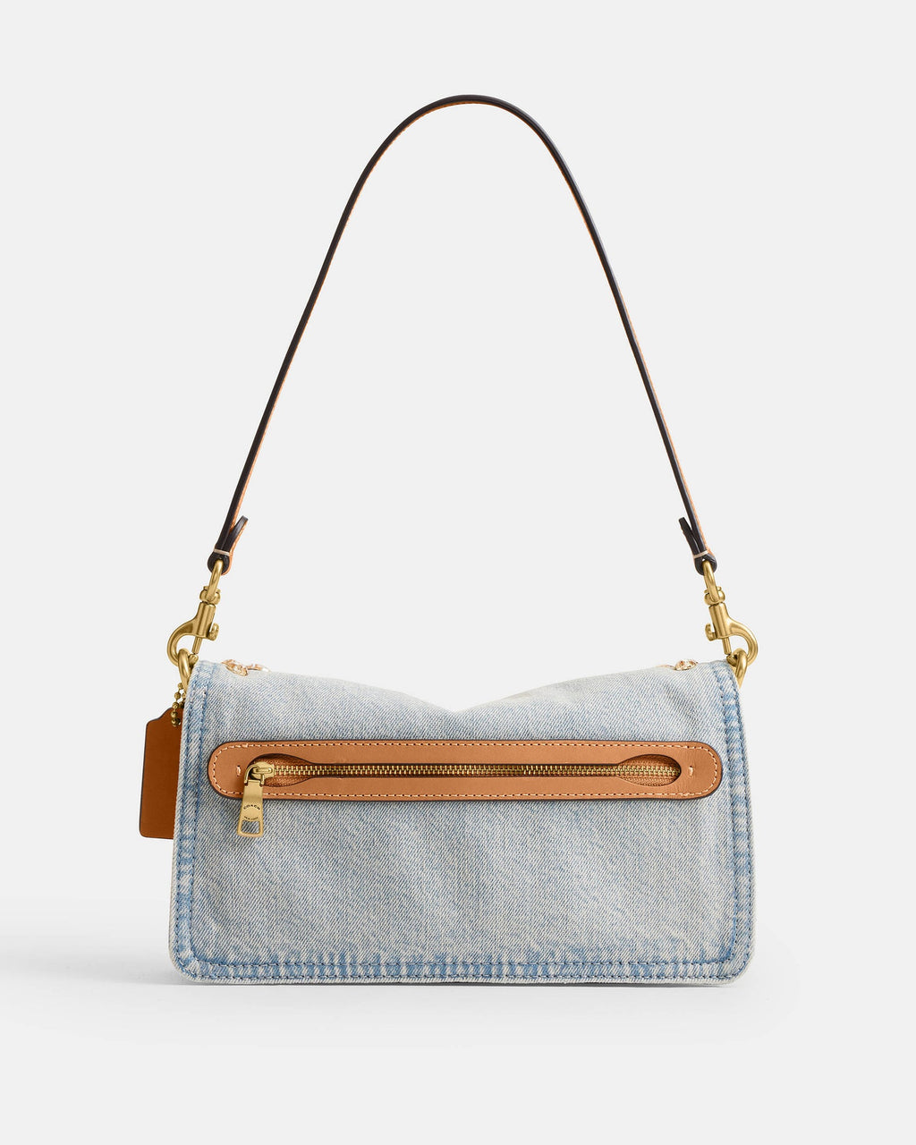 Crystal Denim Tabby Shoulder Bag 26