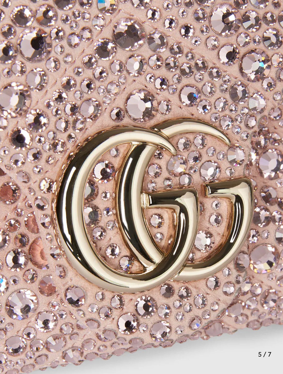 GG Marmont crystals mini shoulder bag