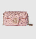 GG Marmont crystals mini shoulder bag