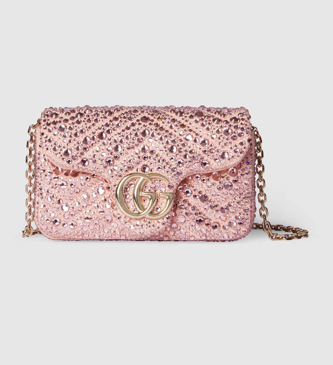 GG Marmont crystals mini shoulder bag